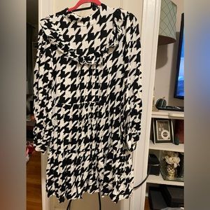 ELOQUII Elements Houndstooth dress